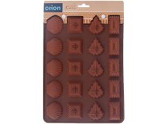 Orion silikonski model za peko rjave barve Pracny mix oblik (za 20 kosov)