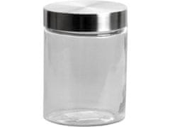 Stekleni kozarec 1,3 l + pokrov iz nerjavečega jekla