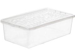 Plast Team Škatla za čevlje 4l, 33,8x18,8x9,7cm, s plastičnim pokrovom, TRA