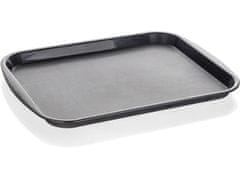 Banquet Pladenj 35x26x2cm plastika, črna CULINARIA