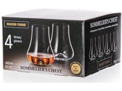 MAISON FORINE Kozarec za viski 240ml SOMMELIER CHEST (4 kosi)
