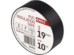 Emos Izolacijski trak 19mmx10m PVC BLACK