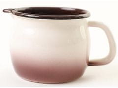 Metalac Emajlirani vrč z izlivom premera 10cm 0,8l CAPUCCINO