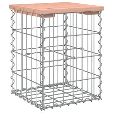 Vidaxl Vrtna klop gabion 33x31x42 cm trden les douglas