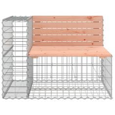Vidaxl Vrtna gabionska klop 92x71x65,5 cm trden les douglas