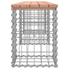 Greatstore Vrtna klop gabion 203x31x42 cm trden les douglas