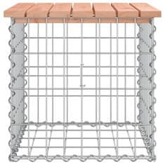 Vidaxl Vrtna klop gabion 43x44x42 cm trden les douglas