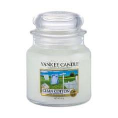 Yankee Candle Clean Cotton 411 g dišeča svečka
