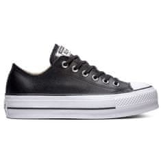 Converse Superge črna 41 EU Chuck Taylor All Star Lift Clean Leather Low Top