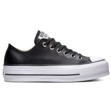 Converse Superge črna Chuck Taylor All Star Lift Clean Leather Low Top