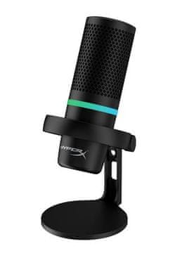 HP HyperX DuoCast - Mikrofon USB (črn) - osvetlitev RGB
