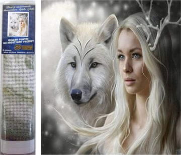 Norimpex Diamantna slika Kraljica ledenih planin 30x40cm