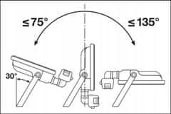 LEDVANCE Reflektor LED svetilka 10W 1200lm 4000K Nevtralno bela IP65 s senzorjem gibanja in somraka