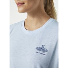 Helly Hansen Majice svetlo modra XL W Skog Recycled Graphic Tee