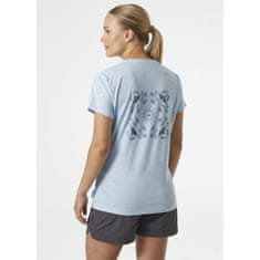Helly Hansen Majice svetlo modra XL W Skog Recycled Graphic Tee
