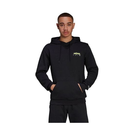Adidas Športni pulover črna 182 - 187 cm/XL Graphics Behind The Trefoil Hoodie