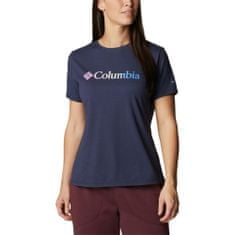 Columbia Majice mornarsko modra M Sun Trek SS Graphic Tee
