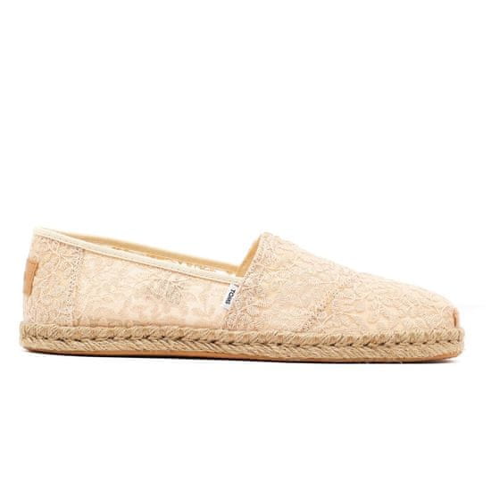 Toms Espadrilje krem Alpargata