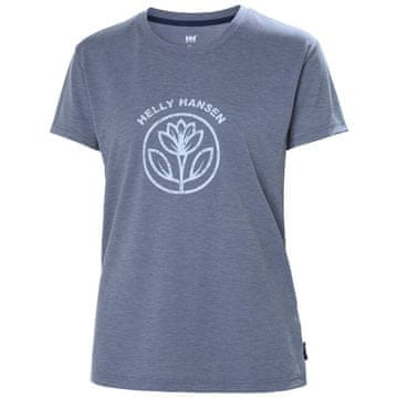 Helly Hansen Majice modra W Skog Recycled Graphic Tee
