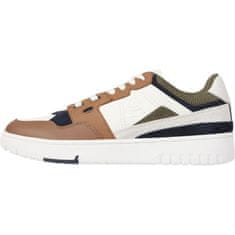 Tommy Hilfiger Čevlji bela 43 EU BASKET BETTER II LEATHER MIX