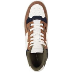 Tommy Hilfiger Čevlji bela 43 EU BASKET BETTER II LEATHER MIX