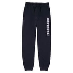 Converse Hlače črna 163 - 167 cm/S Go-to Wordmark Standard Fit Fleece Sweatpant Unisex Tepláky Us Xs