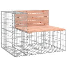 Vidaxl Vrtna gabionska klop 184x71x65,5 cm trden les douglas