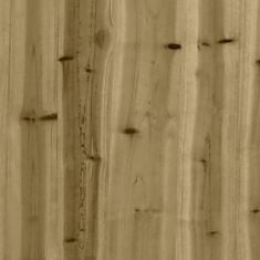 Vidaxl Miza za sajenje s policami 82,5x50x109,5 cm impreg. borovina