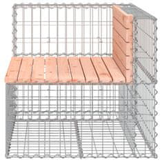 Vidaxl Vrtna gabionska klop 92x71x65,5 cm trden les douglas