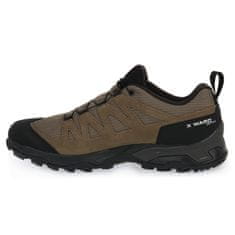 Salomon Čevlji obutev za tek olivna 46 EU X Ward Leather Mid Gtx