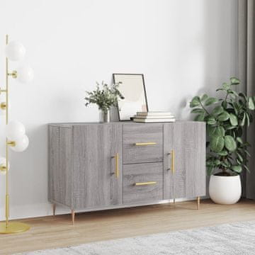 Vidaxl vidaXL Predalnik, siv hrast sonoma, 100x36x60 cm, material na osnovi lesa