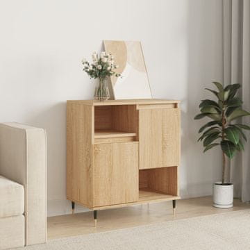 Vidaxl vidaXL Predalnik, hrast sonoma, 60x35x70 cm, material na osnovi lesa