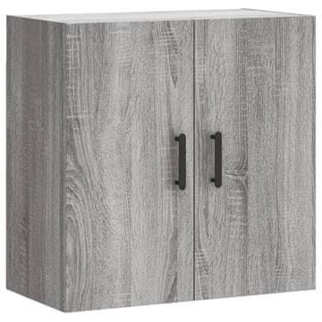 Vidaxl Stenska omarica siva sonoma 60x31x60 cm inženirski les