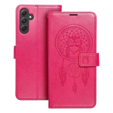 OEM Kabura MEZZO Book do SAMSUNG A14 4G / A14 5G łapacz snów magenta