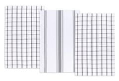 Kuhinjske brisače - komplet 3 - 50x70 cm - Káro