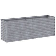 Vidaxl Vrtna visoka greda 196x50x69 cm corten jeklo