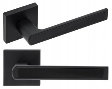 shumee Mat črn ročaj s sijočim vstavkom Inserta