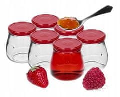 shumee Kozarci za marmelado s pokrovi, 6 kosov, 500 ml