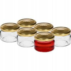 shumee Kozarci za marmelado s pokrovi, 6 kosov, 200 ml