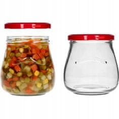 shumee Kozarci za marmelado s pokrovi, 6 kosov, 500 ml