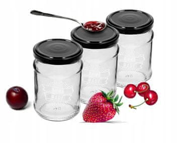 shumee Kozarci za vlaganje s pokrovi, 3 kosi, 250 ml