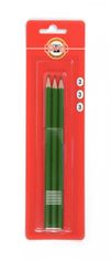 Koh-i-Noor grafitni šestkotni svinčnik št. 3 /zeleni komplet 3 kosov