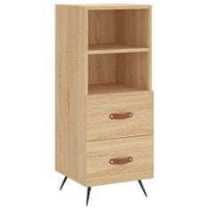 Vidaxl Visoka omara sonoma hrast 34,5x34x180 cm inženirski les