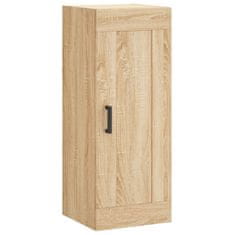 Vidaxl Visoka omara sonoma hrast 34,5x34x180 cm inženirski les