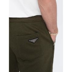 OMBRE Moške športne hlače V1 OM-PASK-0131 krem barve MDN123271 XXL