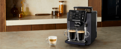 Krups Sensation popolnoma samodejni espresso kavni aparat, črn (EA910B10)