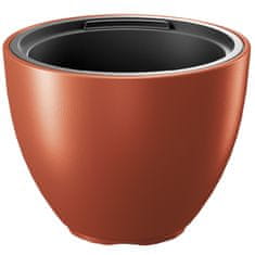 botle Velik cvetlični lonec 47cm H: 36 cm okrogel baker z vložkom Planter terasa vrt balkon eleganten sodoben eleganten zmogljivost 31 L plastični zunanji UV-odporen notranji