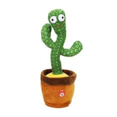 Cool Mango Čarobni interaktiven kaktus z LED osvetljavo, poje in pleše ter ponavlja zvoke iz okolice, za otroke in malčke, čudovita zabava, – Cactus