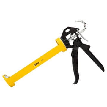 Deli Tools Kovinska+alu lepilna pištola za nanašanje silikonov in mas 230mm