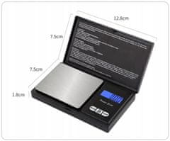 Verkgroup Digitalna žepna tehtnica 500-0,1g – osvetljena LCD